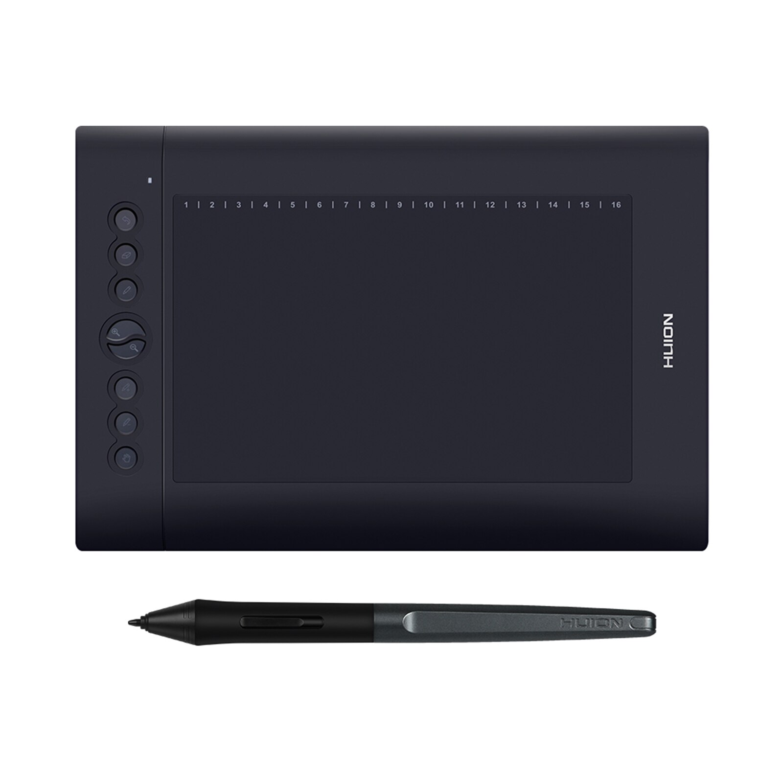 Excellent Goods Graphic Drawing Tablet Display Monitor With Express Key Touch Bar 8192 Levels Tilt Support Battery-Free Pen: Default Title