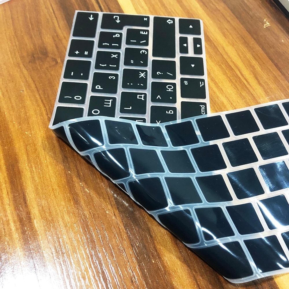 Russische Siliconen Toetsenbord Cover Beschermer Voor Macbook Air13/12 /15/16pro Touchbar A1706/A1466A1708/A1990/A1398/A2289/A1932/A2141