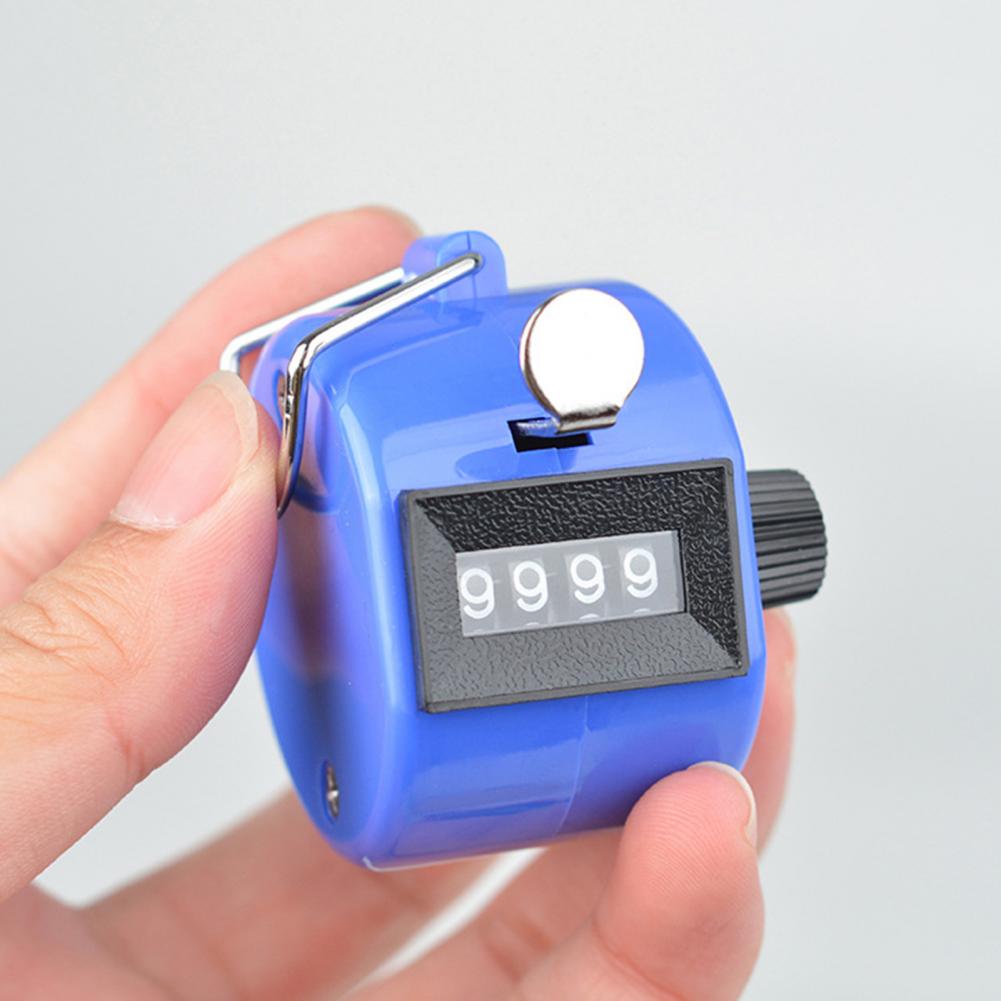 Metal Hand Tally Counter Clicker with 4 Digit Display No Battery Required Portable Mechanical Clicker Counter Sports Supply 만보기