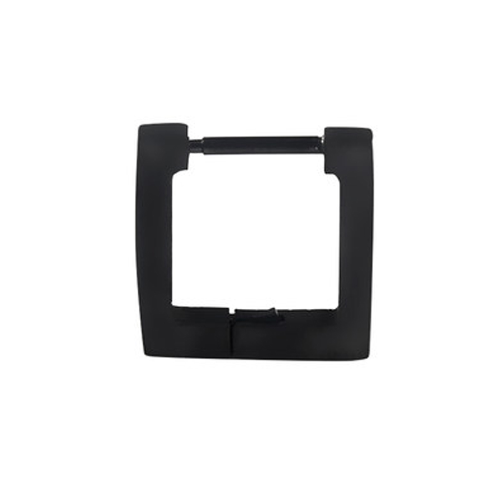 Mode Gothic Driehoek Vierkante Unisex Punk Rock Rvs Mannen Vrouwen Oor Stud Oorbellen Doorboord Push-Back Ear Plug gesp: Single / Square Black