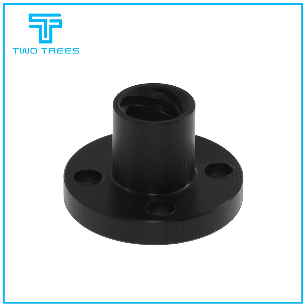 3D Printer Parts Black Nylon Z Axis Trapezoid Motor Screw Nuts T8 Nut Trapezoidal Screw Nut POM Nut Lead 8mm for T8 Lead Screw