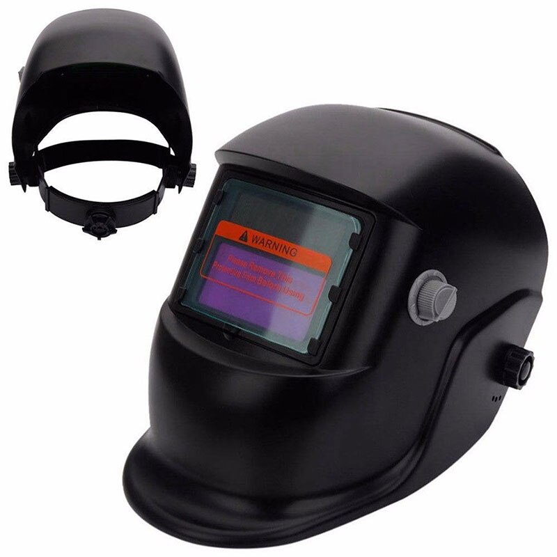 Tacklife-Máscara de Soldadura con función de oscurecimiento automático, casco de soldadura de potencia automática, modo de soldadura de molienda