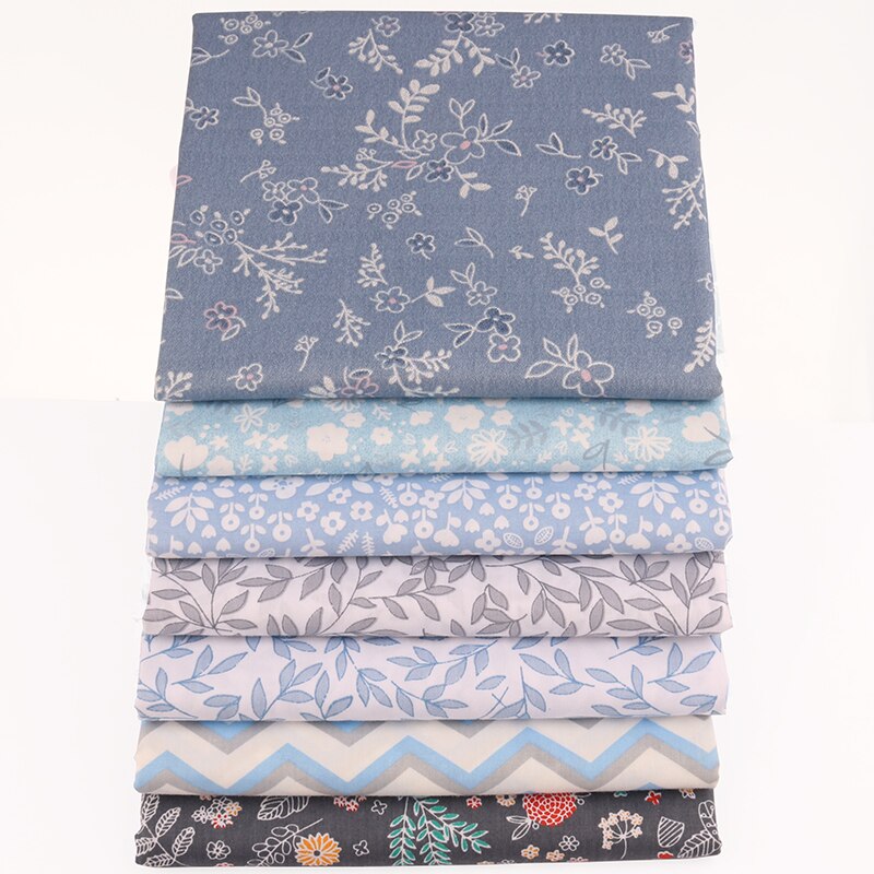 Nanchuang 7 stks/partij Bloemen Katoenen Stof Patchwork Textiel Voor DIY Handgemaakte Naaien Quilten Baby Kinderen Materialen 20x25cm