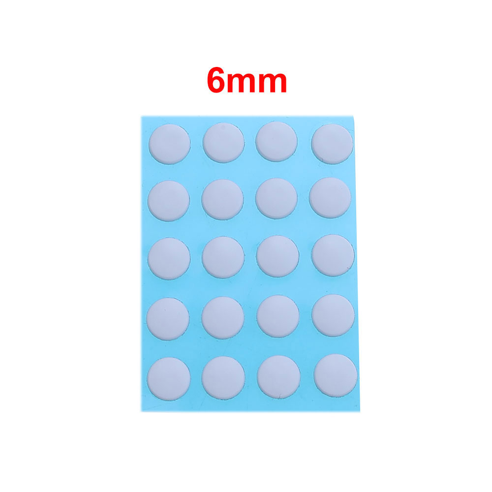 2Set 6mm 7mm diameter ICE Version Esports Mouse Skates Mouse Feet DIY Universal Dot Mouse Pad Antii-slip Mouse Feet Sticker: Navy Blue