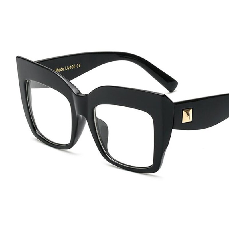VOOGLAM Oversized Square Glasses Frame - Clear Lens Eyeglasses For Women Fredia OX739865