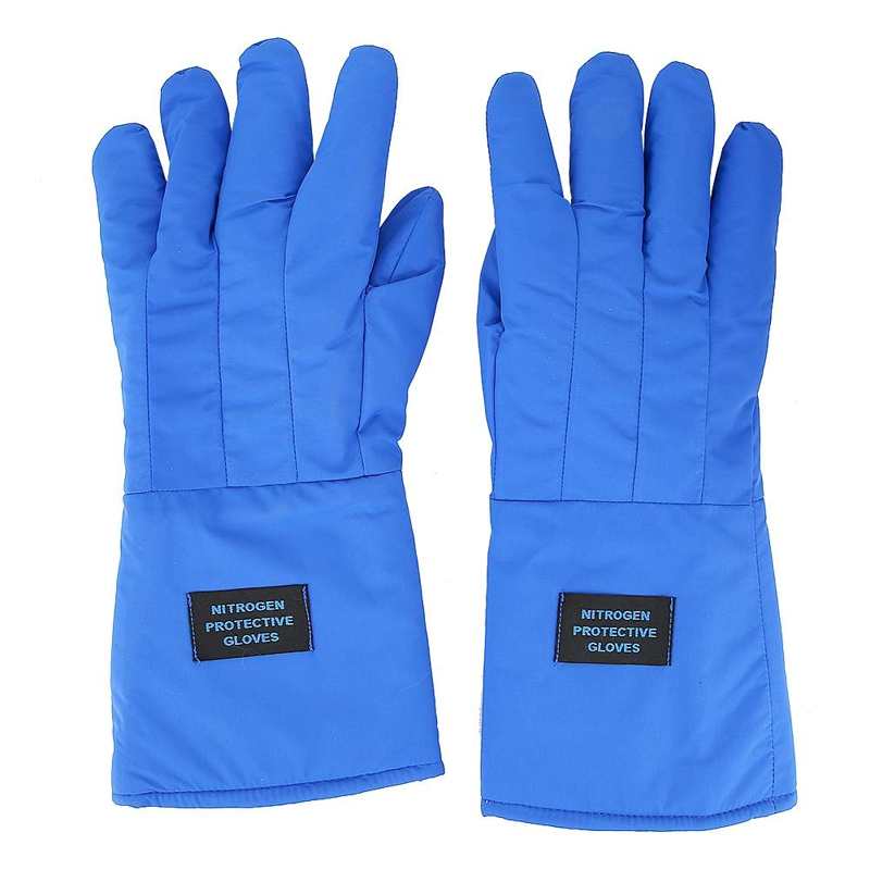 38cm Long Cryogenic Gloves Waterproof Low Temperature Resistant Liquid ...