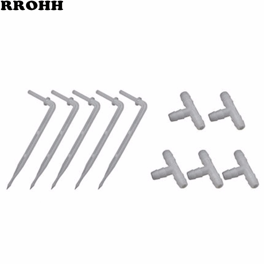 Automatic Watering Device Water pump Quick Connector Tee Cross Connector Water Hose Drip Arrow Irrigation System Accessories