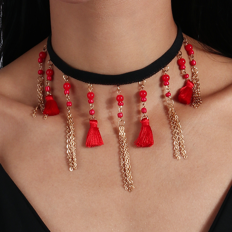Mode Sexy Zwart Fluwelen Chokers Kettingen Punk Stijl Verklaring Kristal Liefde Harten Ketting Voor Vrouwen Partij Sieraden: Blue Zinc Plated