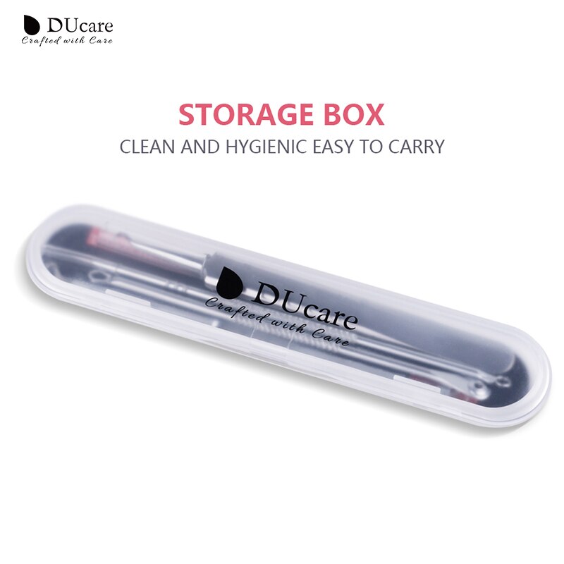 DUcare 4 PIÈCES Acné Comédons Enlèvement Aiguilles En Acier Inoxydable Pimple Extracteur Comédon Décapant Peau Soin Propre Outils Kit