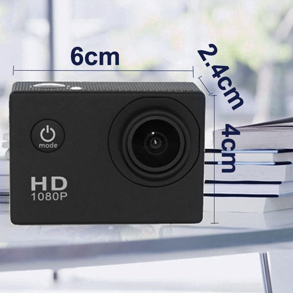 FORNORM Camera Sport DV Video Camera 2 inch Full HD 1080p 12MP 70 degree Wide-angle Camera Camcorder Waterproof Camcorder Car