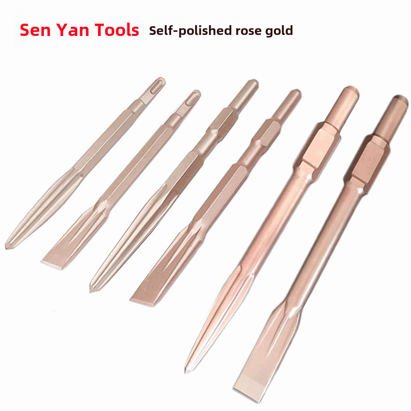 Electric Hammer Drill Bit Concrete Wall Square Handle Hexagonal Handle 65A Electric Mallet Head Self-sharpening Flat Hammer