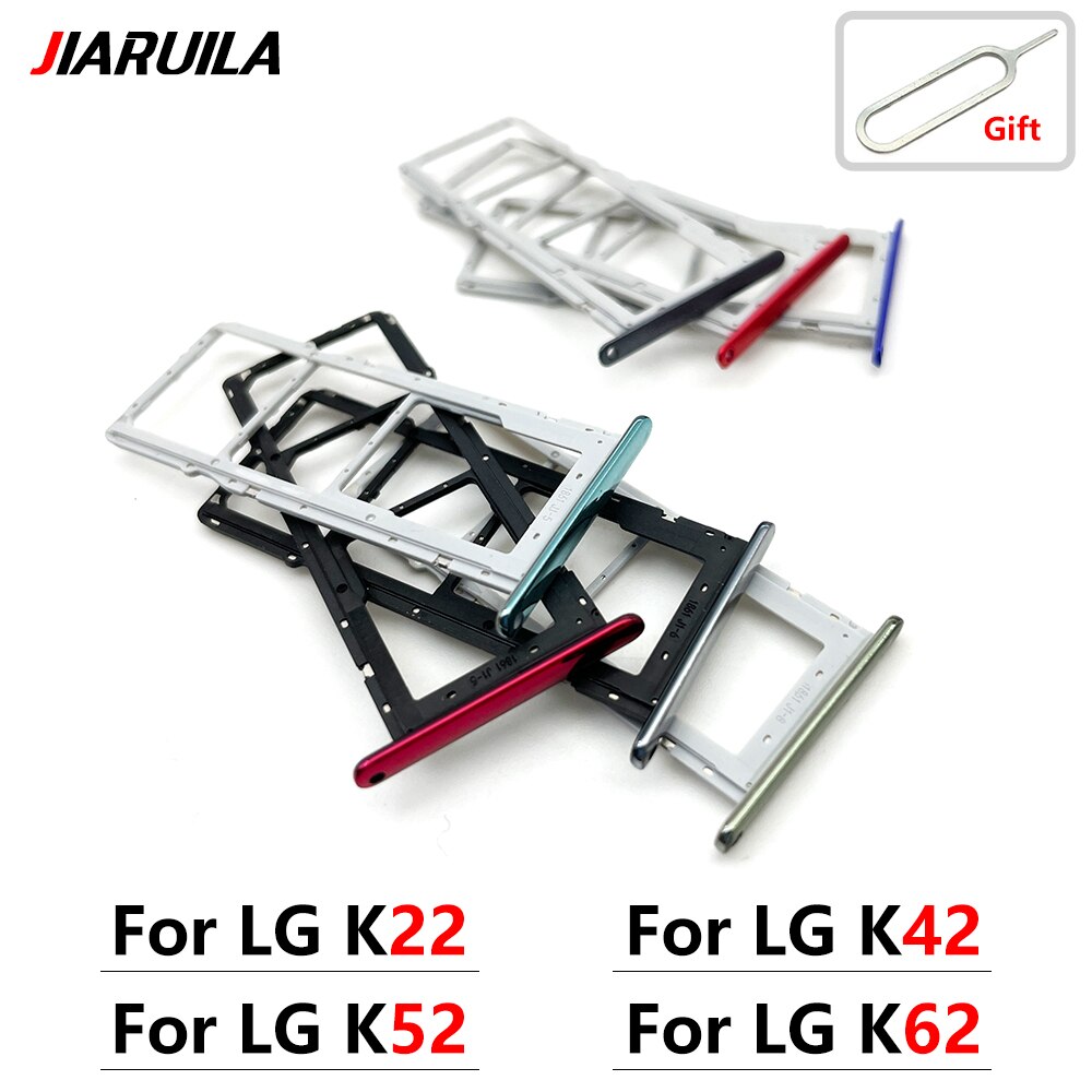 Nuovo originale per LG K22 K42 K52 K62 K41S K51 K61 SIM Card chip slot cassetto SD Card Tray Holder Adapter parti di ricambio + Pin