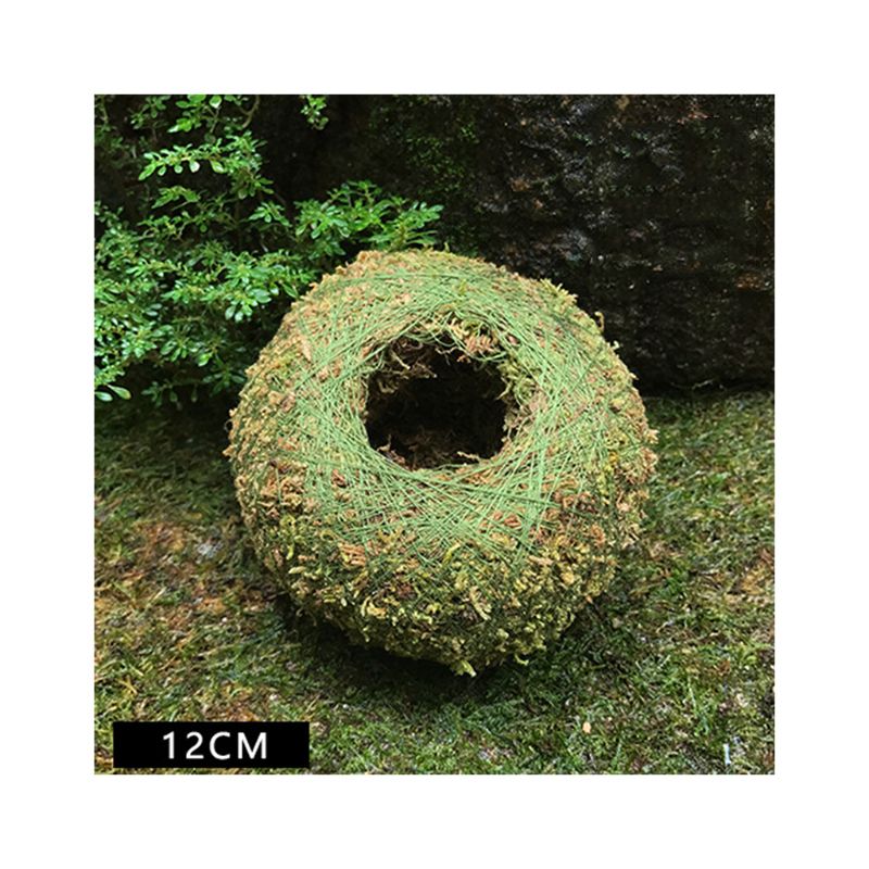 Moss Ball Pot Bird Nest Flower Plant Home Office Desk Table Garden DIY Decoration: 3