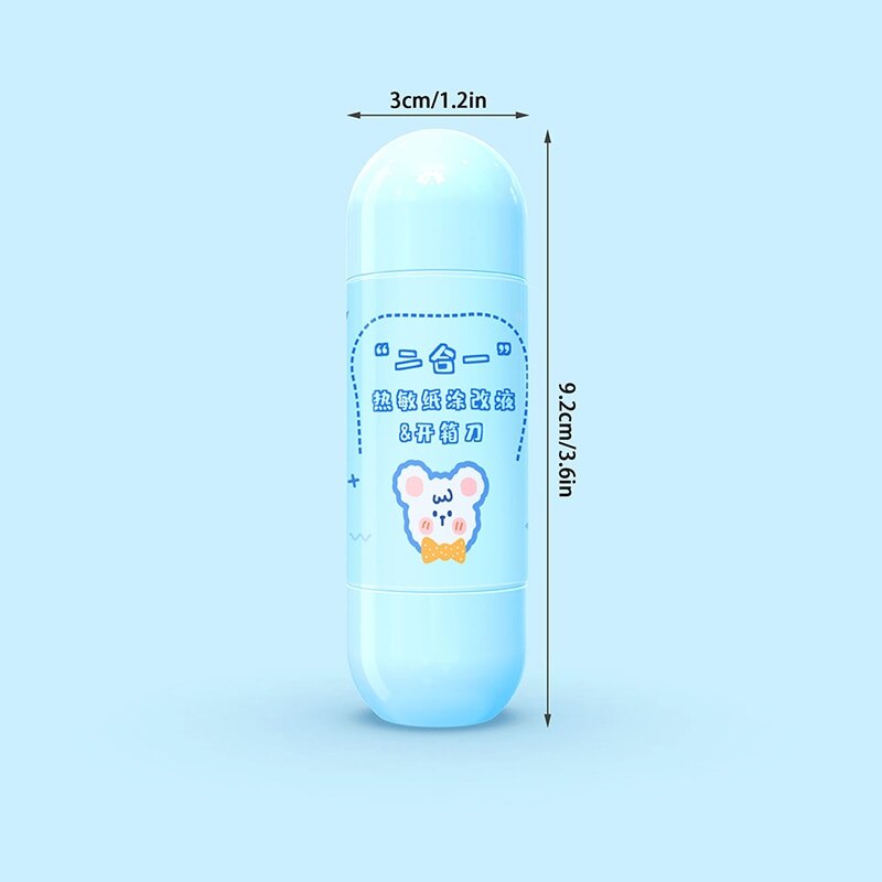 Effaceur de papier thermique avec ouvre-boîte, Protection des données d&#39;identité, sécurité domestique Express, 20ml