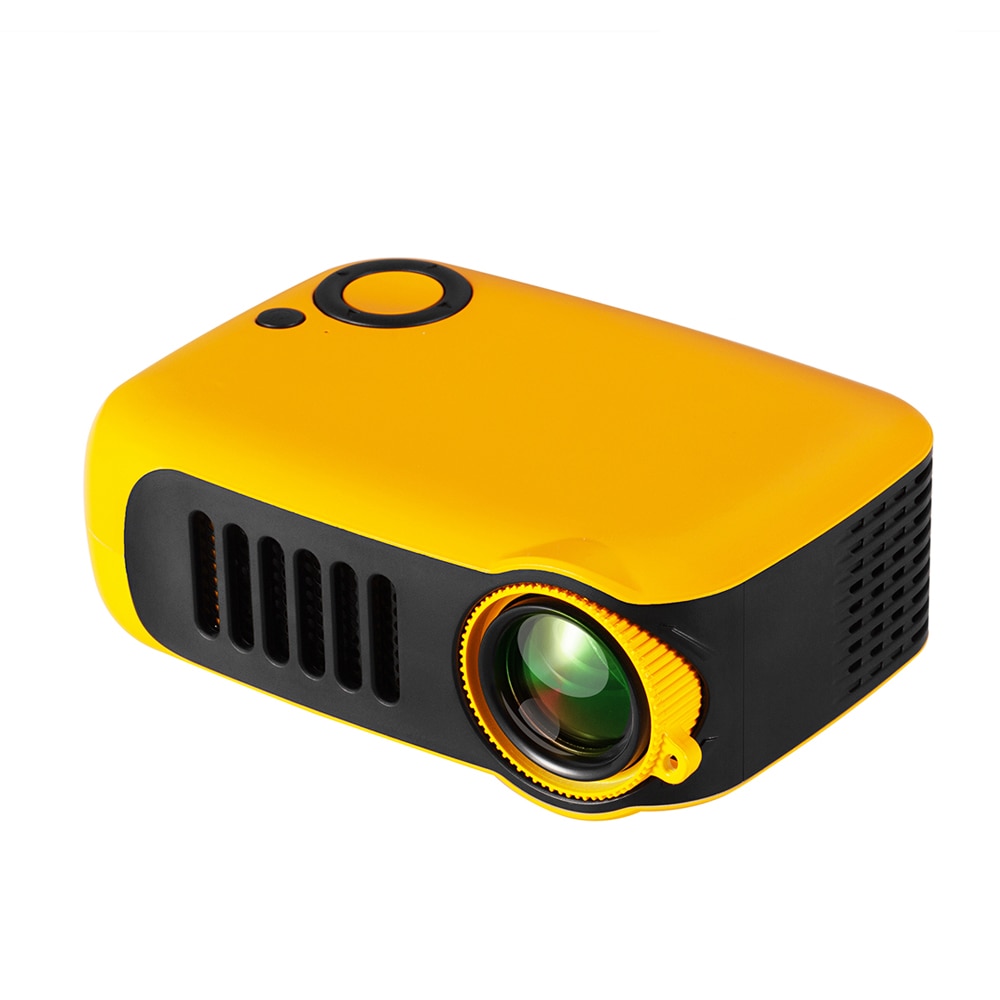 Mini proyector compatible con 1080P LCD 50.000 horas lámpara Life Home Theater Video proyector compatible con Power Bank portátil proyector