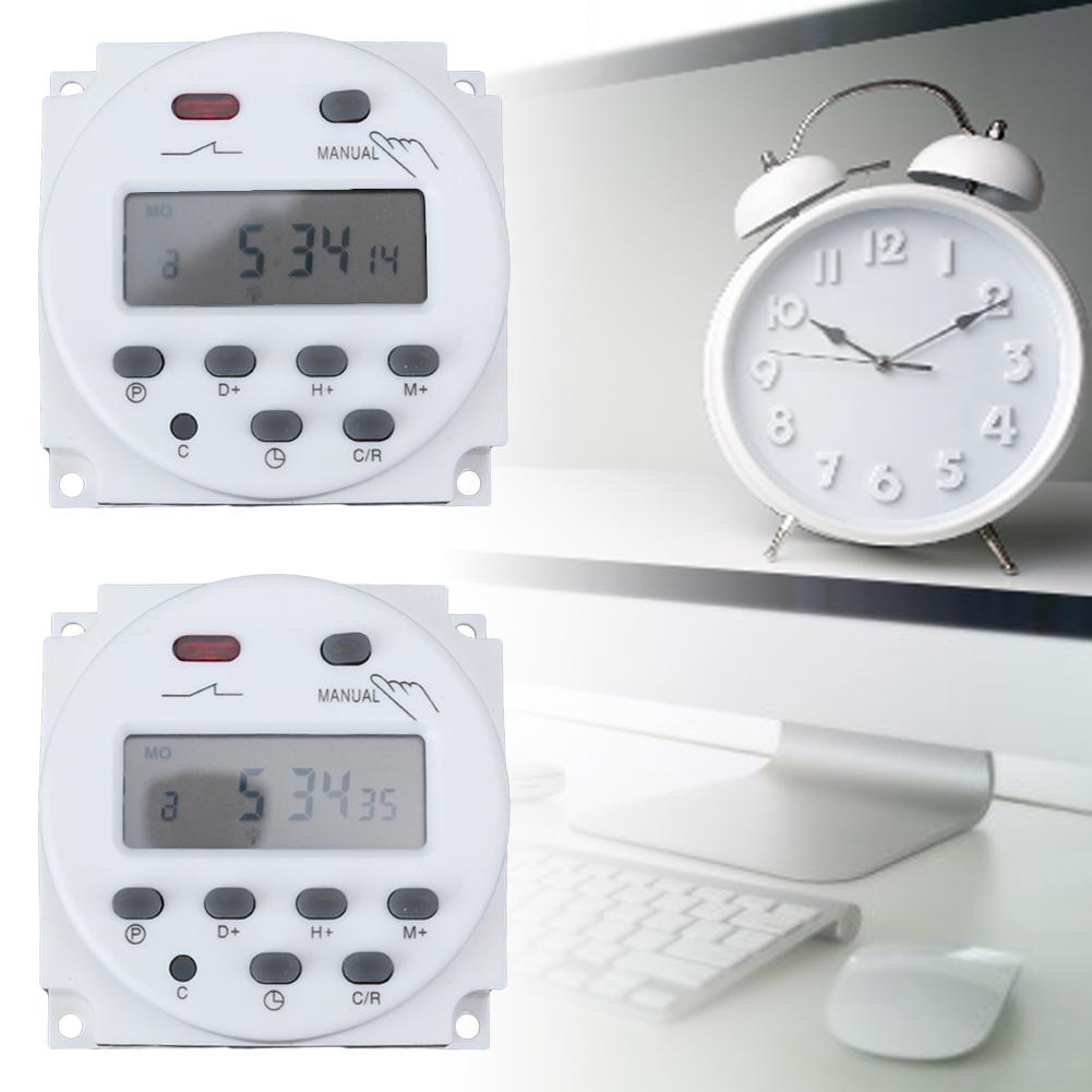 Digital LCD Display Power Timer Digital 7 Days Weekly Programmable Timer Switch Time Relay Control Electrical Equipment Tools