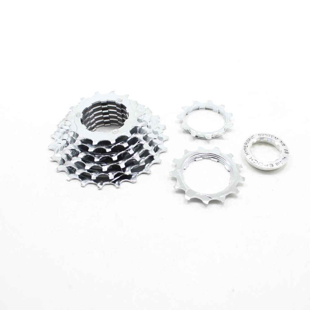 8 Speed 11-23T DNP Bike Freewheel Steel Cassette Bicycle Flywheel Folding Bike Freewheel Cog Cassette Screw Thread Sprocket Part