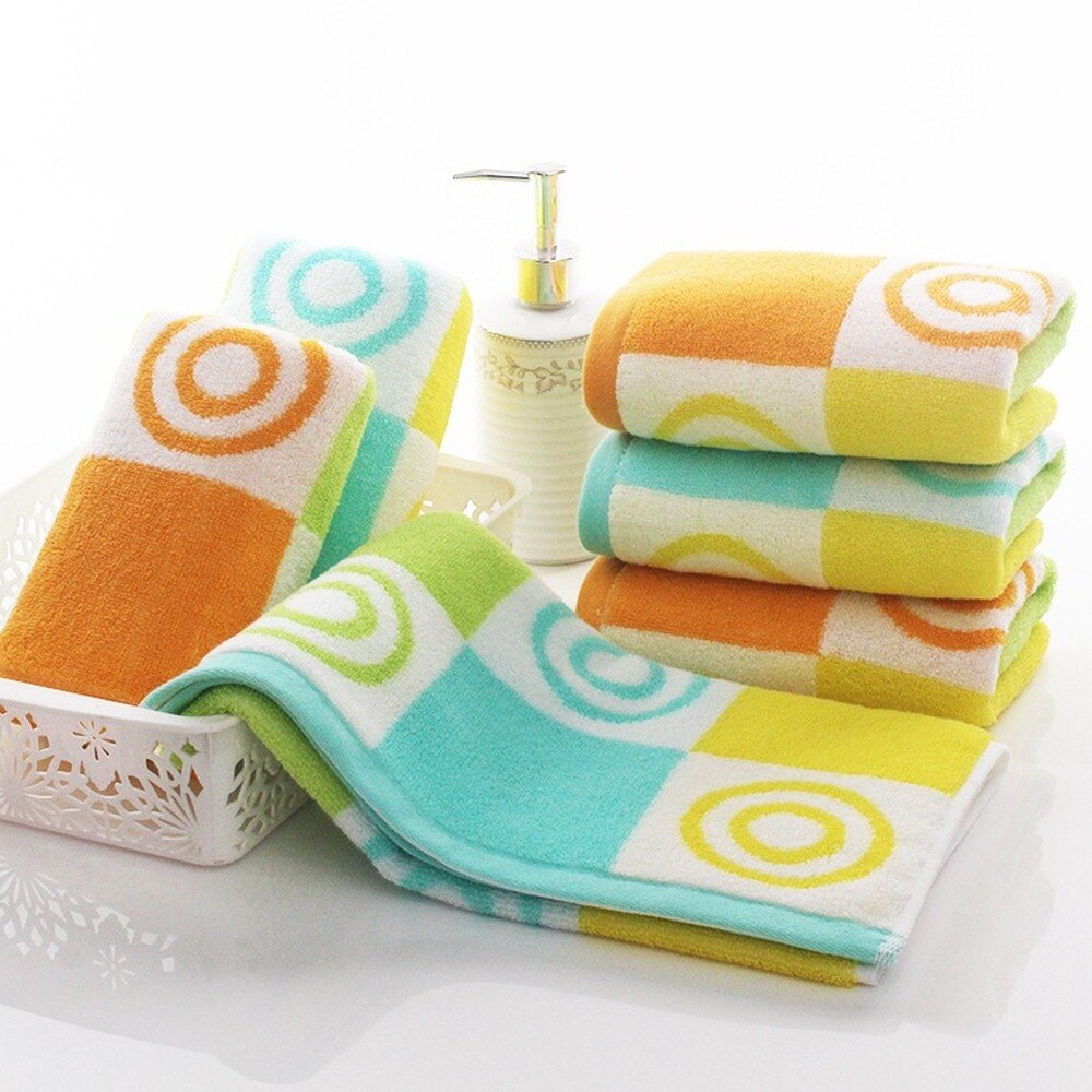 Family Match Face Towel for Daily Life Printed Soft Cotton Unisex Face Towel for Adult Kid 34X74CM Rectangle Cloth