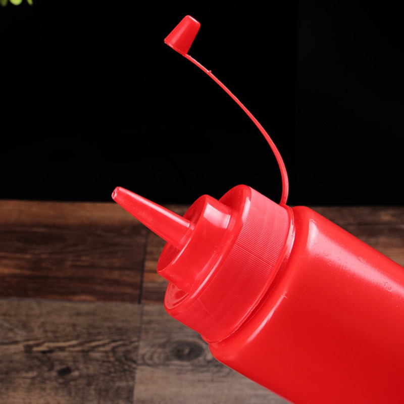 240ml Plastic Sauce Bottle Household Sauce Bottle Portable Tomato Sauce Salad Squeeze Bottles