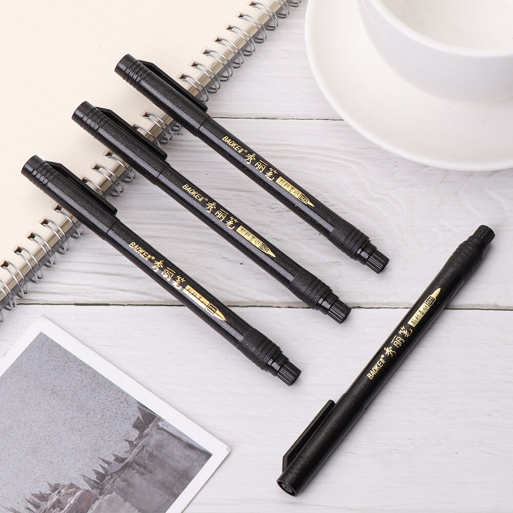 1Pc Calligraphy Brush Pen Hand Ink for Writing Drawing Calligraphy Brush Pen Art Craft Brush Lettering Pen Office School Writing
