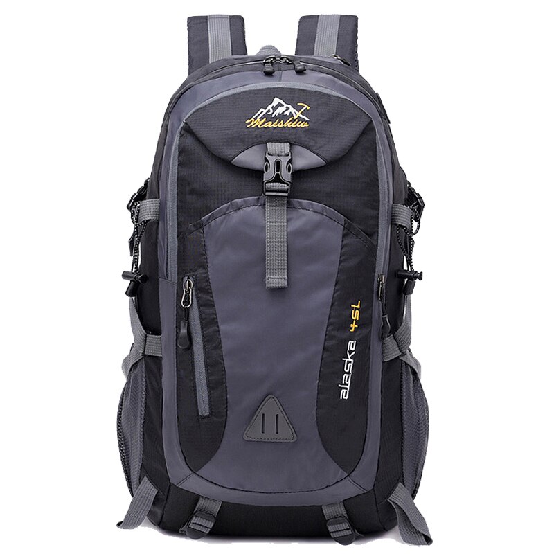 Chuwanglin 40L Waterdichte Usb Opladen Klimmen Unisex Mannelijke Reizen Mannen Rugzak Mannen Outdoor Sport Camping Wandelen Rugzak L7190: Black