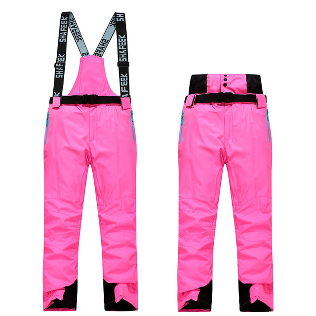 Women Ski Suit Brands Winter Warm Waterproof Windproof Clothes Snow Pants and Jacket Skiing and Snowboarding Suits: pants2 / L