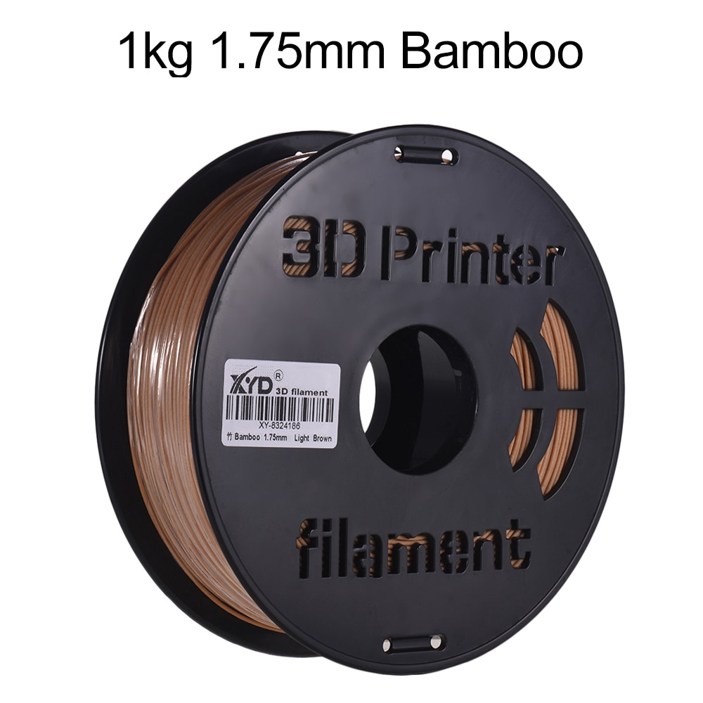 3D Printer Bamboe Gloeidraad 1 KG/Spool 1.75mm Printing Materiaal Filament Benodigdheden voor 3D Drukmachine