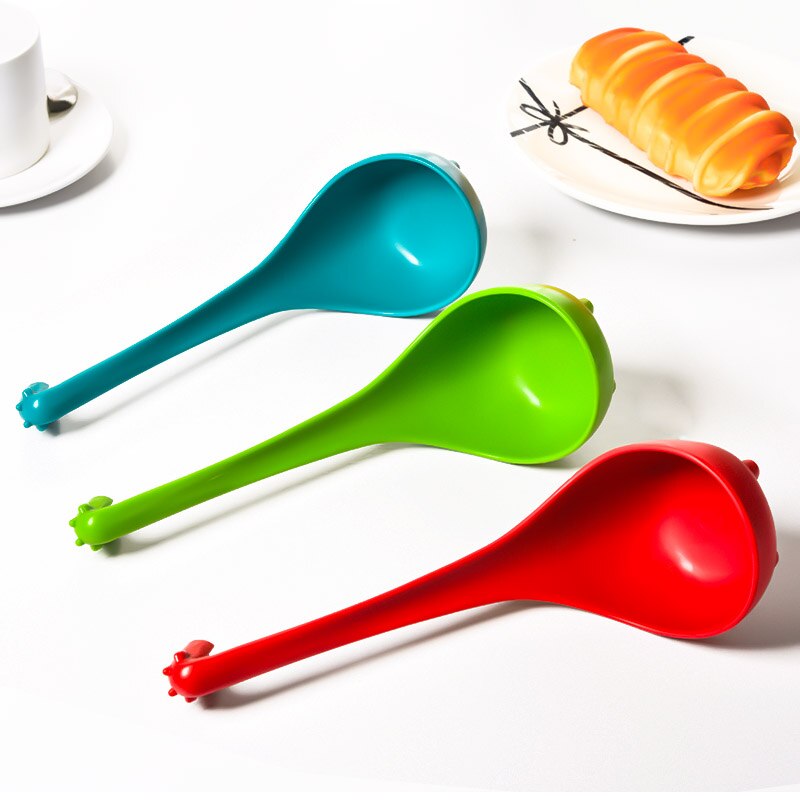Fheal 1Pc Creatieve Giraffe Soep Lepel Lange Handvat Mooie Eetlepel Servies Pap Lepels Koken Gereedschap Keuken Accessoires