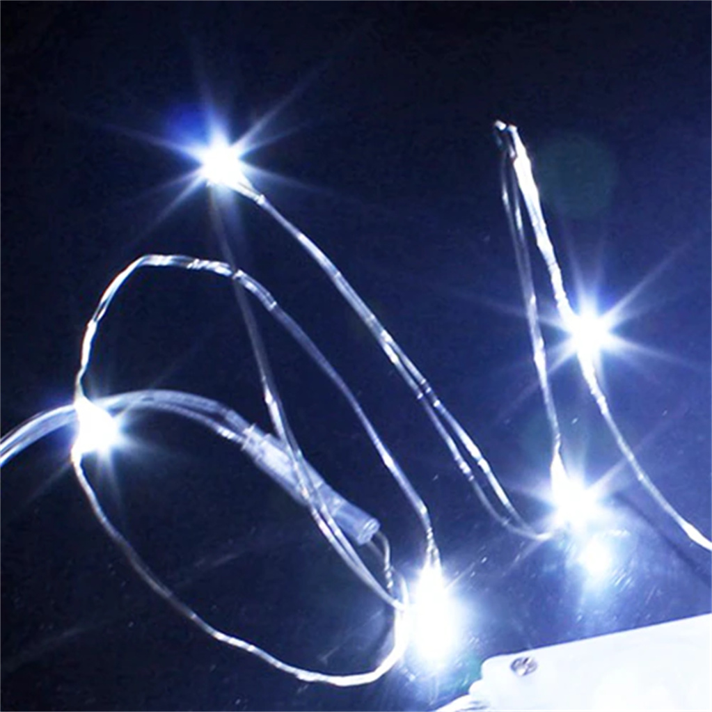 Usb led-ljusslinga usb utomhus/inomhus silver vattentät trådgirlang ljus julår julfestoon för heminredning: Gul / 85w