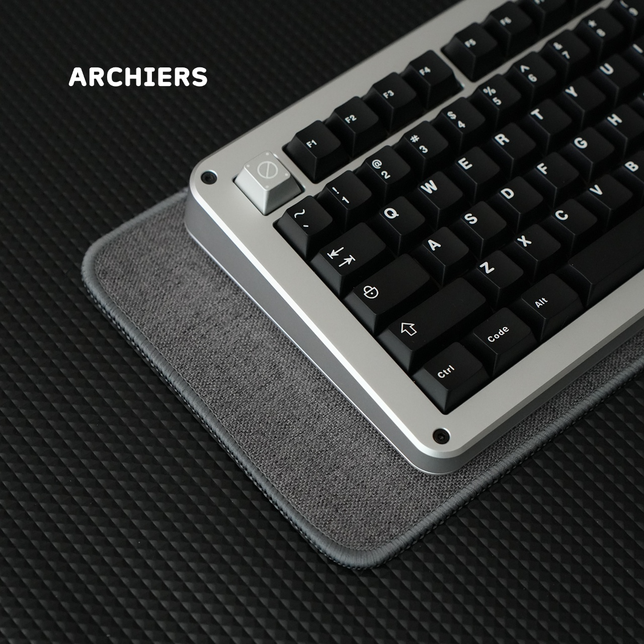 Tapis de clavier HIFI en lin, polymère de bureau, personnalisé, mécanique, effet sonore optimisé, compatible avec 60%, 65%, 75%, 98%: XS / WHITE
