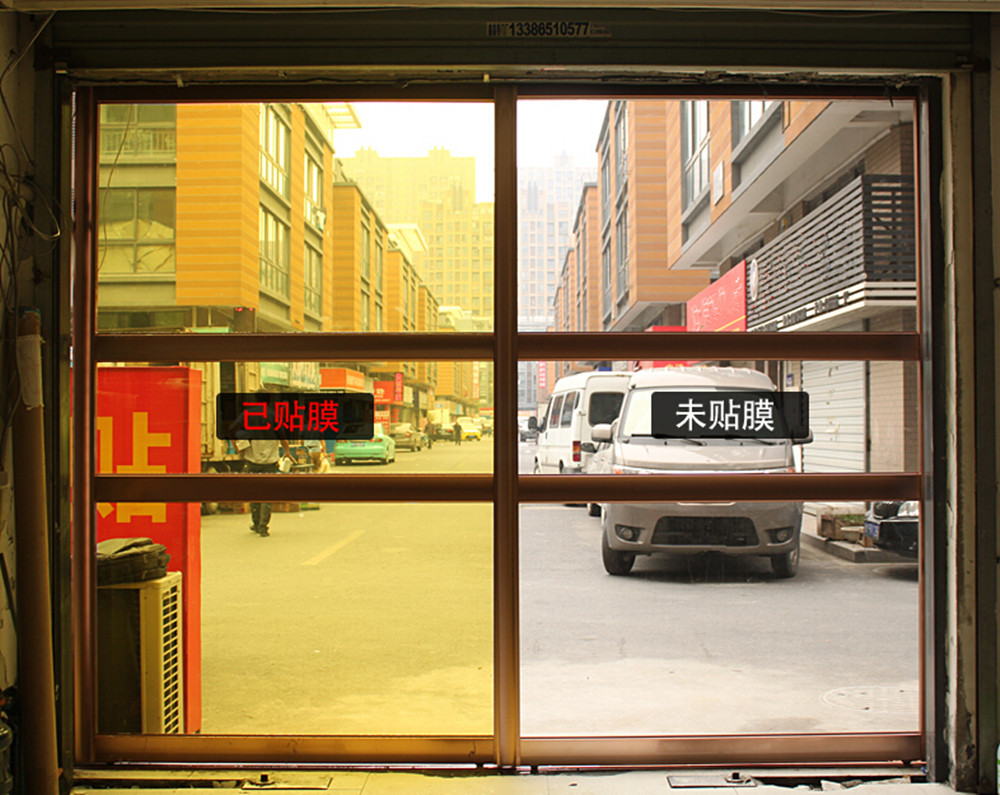 2 Mil Gold Yellow Decoration Solar Tint Window Film Improve Privacy UV 99% Heat Proof Glass Tint Film Deco