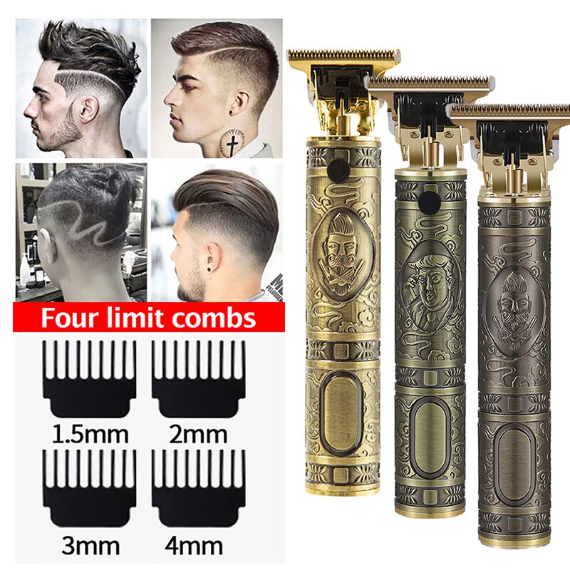 Hår trimmer usb genopladelig trimmer til mænd trådløs barbermaskine hårklipper barber hårskæremaskine haircut styling værktøj