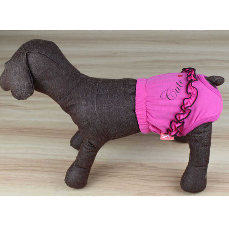5 farben Hund/Katze Hosen XS-L Hund kurze Hose Physiologischen Hosen Für Kleine Hunde Waschbar Weibliche Sanitär kurze Hose knapp Panty für Hunde5