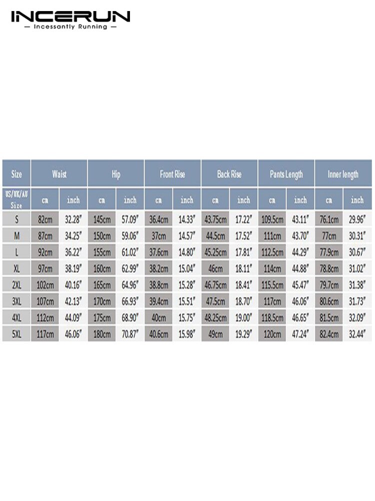 INCERUN 2021 nuovi uomini moda casuale Pantalons solido tutto-fiammifero semplice maschio gonfio pantaloni a vita alta goccia cavallo pantaloni lunghi S-5XL