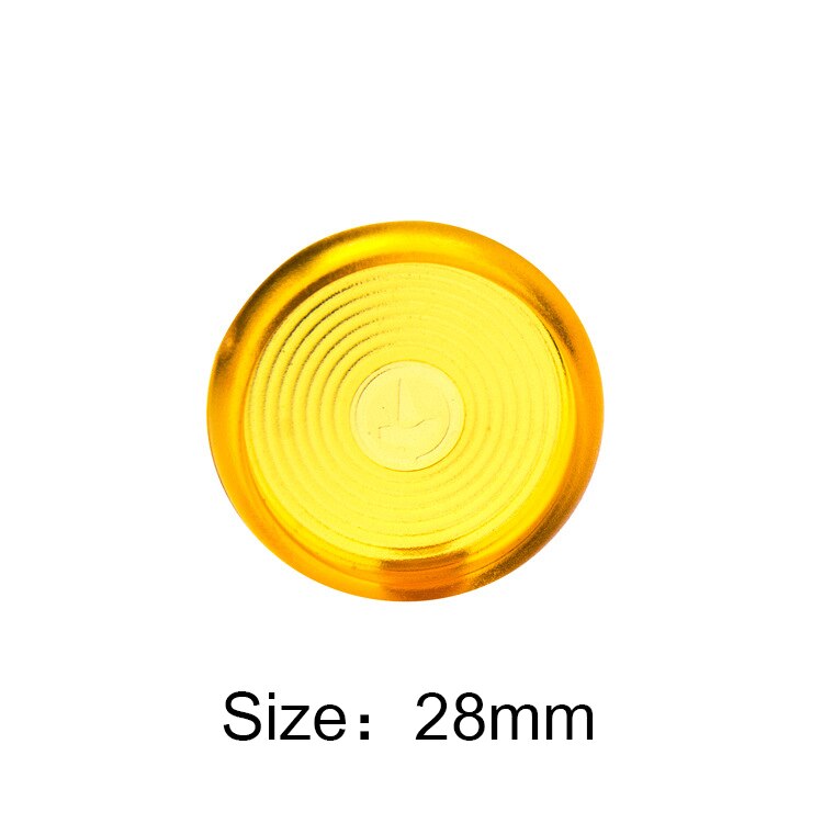 10Pcs 18/24/28mm Colored Round Binding Disc DIY Binder Notebook Loose Leaf Ring Arc Book Buckle Hoop Binder Ring Office Supplies: 28mm Orange