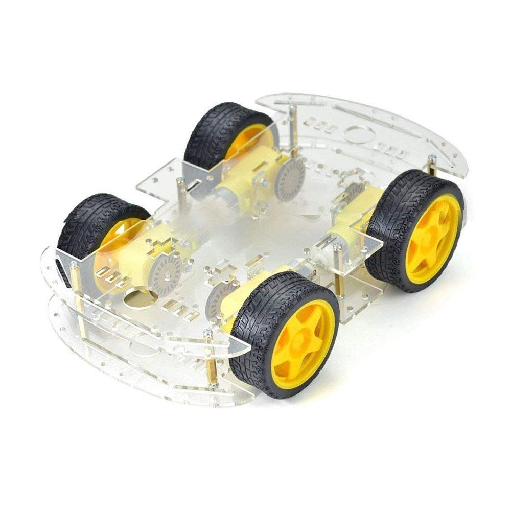 2/4WD Robot Slimme Auto Chassis Kits Met Speed Encoder Voor Arduino 51 Diy Onderwijs Stem Robot Slimme Auto kit Voor Student