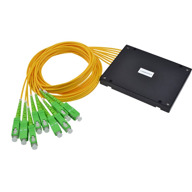 1x8 1M SC APC SC UPC Typ PLC Splitter, LC splitter box PLC ABS Faser Optische Telecom Splitter Stecker box 1:8