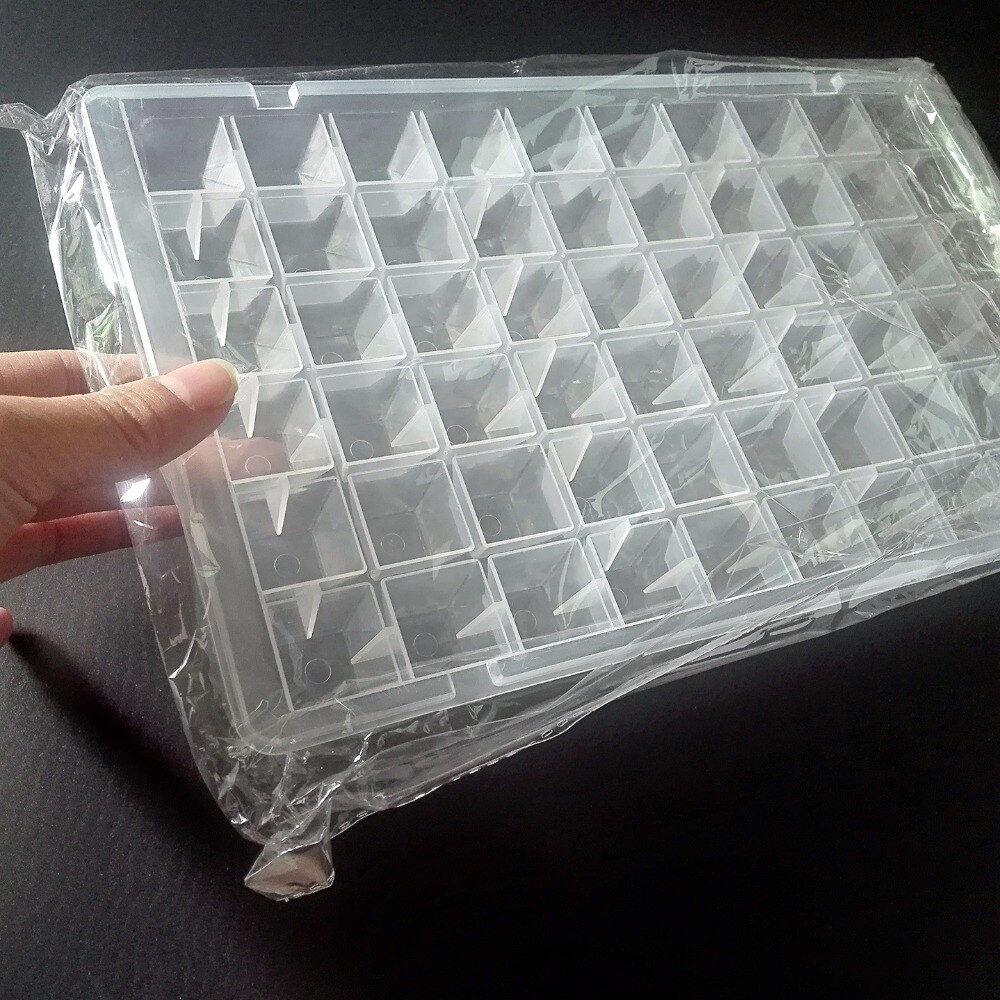 60- huller diamantformet isgitter til køling af plastfryseværktøj, holdbart, gennemsigtigt