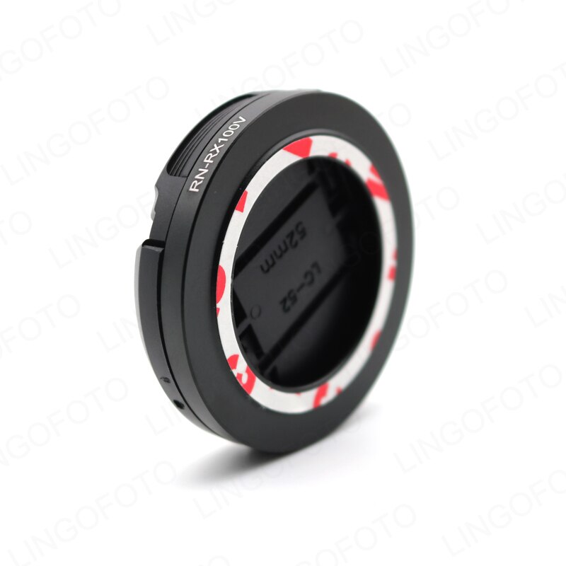RN-RX100V 52mm Filter Adapter Objektiv Ring Objektiv Cap Set für Sony RX100 Mark VA Mark V Mark IV Mark III Mark II LL1618