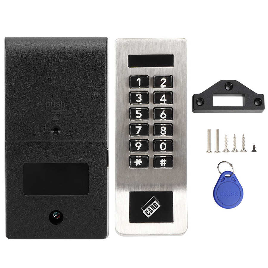 Digitale Toetsenbord Elektronische Codeslot Home Security Card Wachtwoord Deurslot Voor Sauna Locker Home Veiligheid Accessoire Hardware