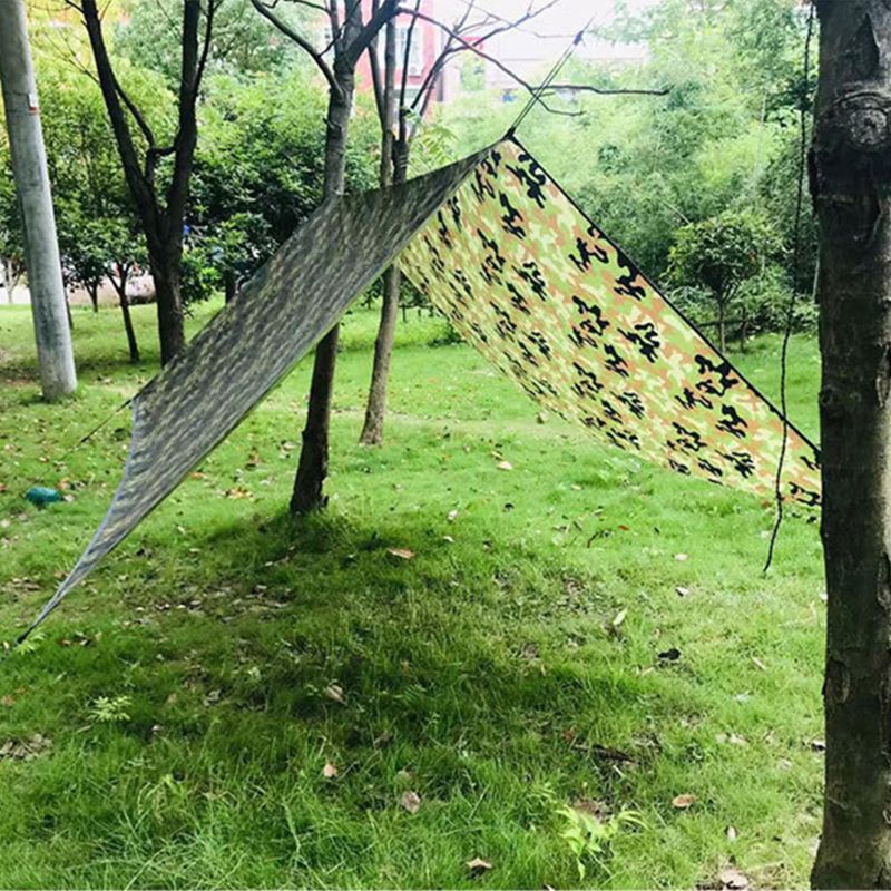 Hamac Nylon pluie mouche tente bâche 10x10 pi grand imperméable Camping bâche abri Protection UV léger Ripstop