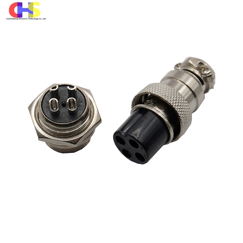 1Set Male - Female Metal Circular Aviation Plug Socket Connector GX16 16mm 2Pin/3Pin/4Pin/5Pin/6Pin/7Pin/8Pin/9Pin/10Pin