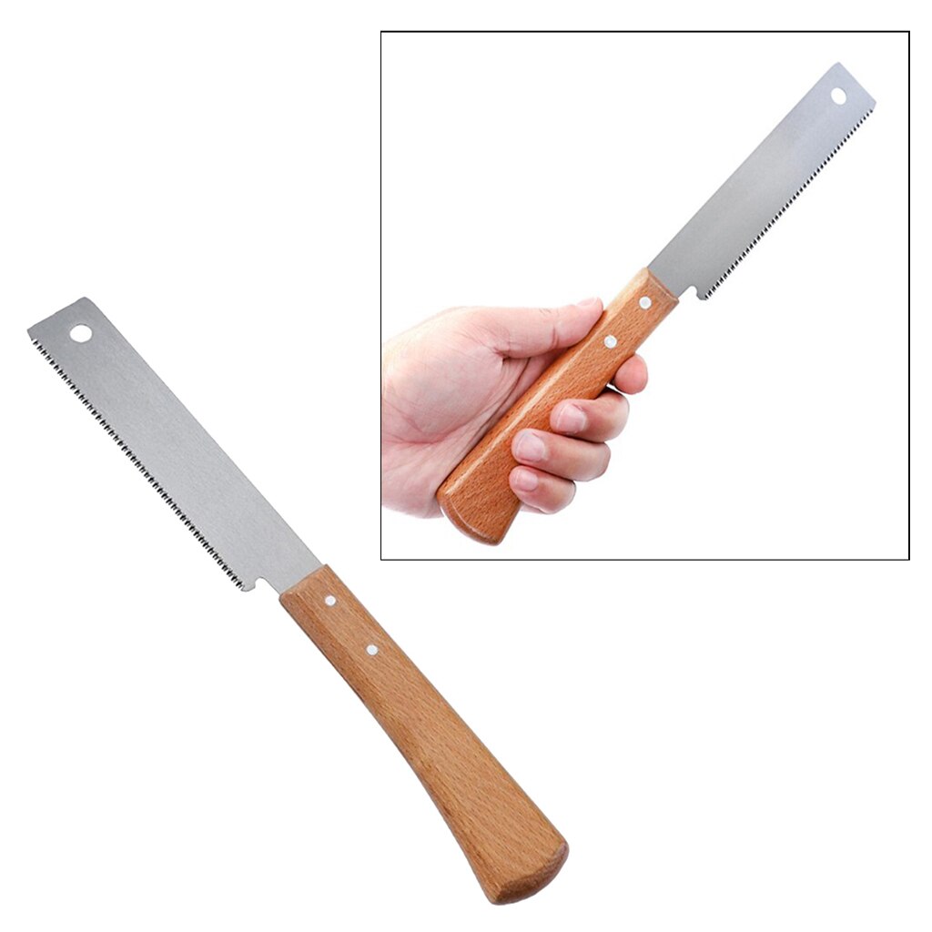 12'' Hand Saws 2 Sided Tenon Saw w/ Beech Handle for Woodworking Garden Pruning