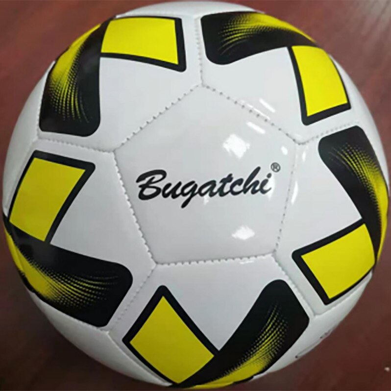 Soccer Ball Sizes 3 4 5 Practice Traditional Balls For Kids Youth Adults Training PVC Competition Football: Yellow Size 3