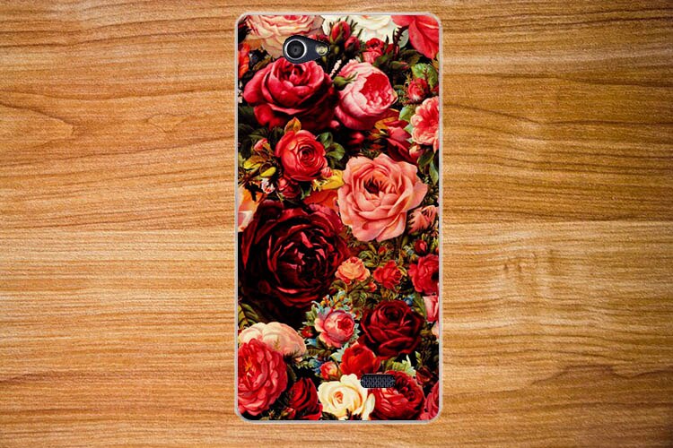 For ZTE Blade A465 a465 Newest Popular Tpu Case Colorful Cute Pattern Flowers Printing soft tpu cover case For ZTE A465: c046