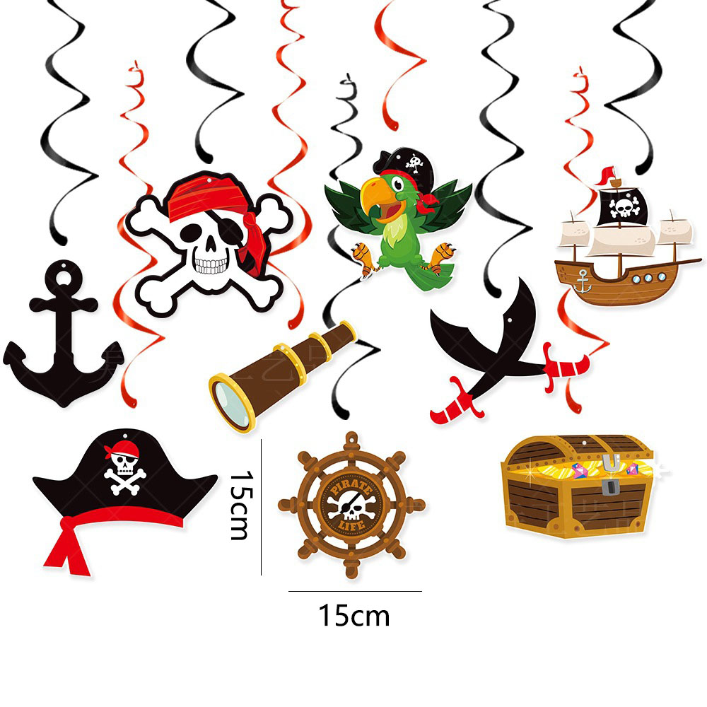 Mantel de pirata, mantel con mapa del tesoro, cubiertas de mesa desechables de plástico, decoración de de cumpleaños con tema náutico pirata: Chocolate