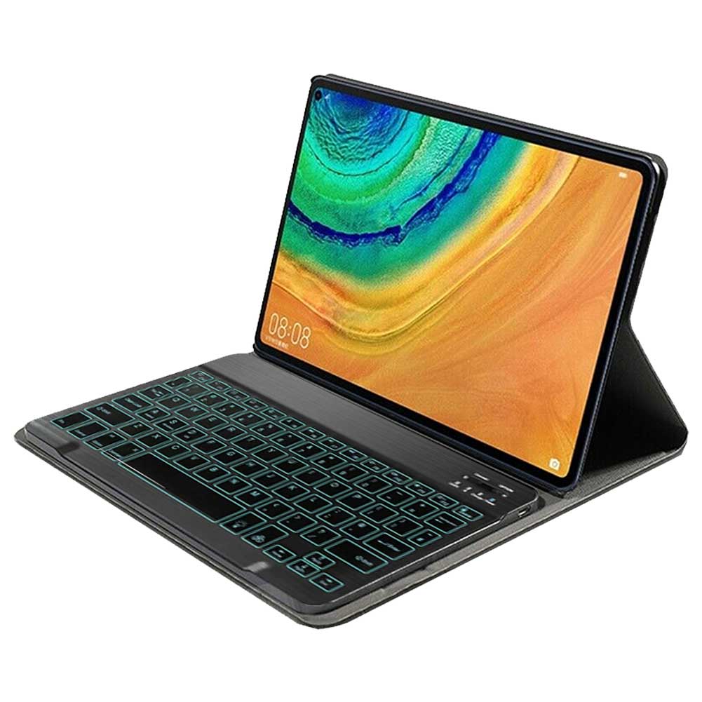 Bluetooth Keyboard Case For Huawei MatePad Pro 10.8 inch MRX-W09 MRX-AL09 Case With Keyboard PU Leather Flip Stand Cover