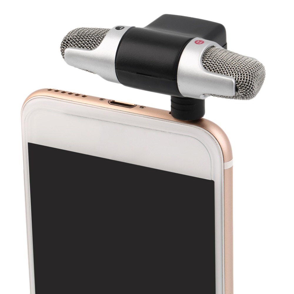 Portable Mini Mic Digital Stereo Microphone for Recorder Mobile Phone for iphone