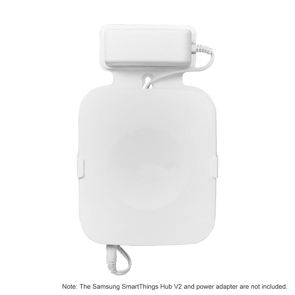 1PCS Wall Mount for Samsung SmartThings Hub V2 Wall Holder White Wall Bracket