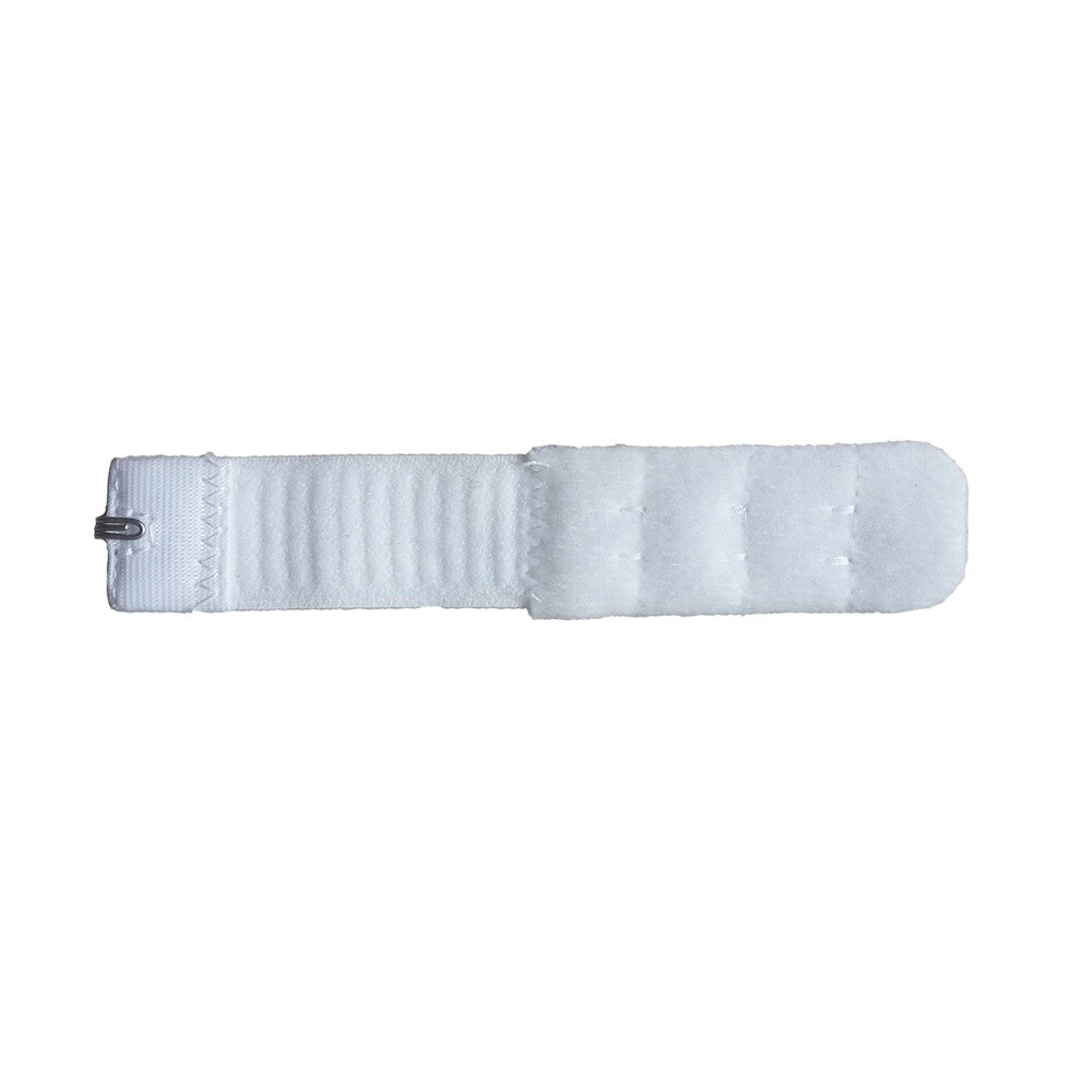 Extensor de sujetador para mujer, 1 filas, 3 ganchos, extensión de broche de nailon, elástico en Correa, banda de sujetador suave, extensores, accesorios íntimos